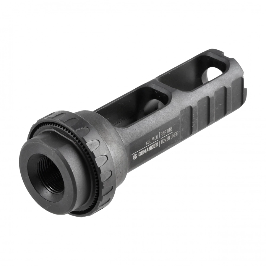 Gomander Raptor 9mm 1/2x28 UNEF discharge brake 2/7