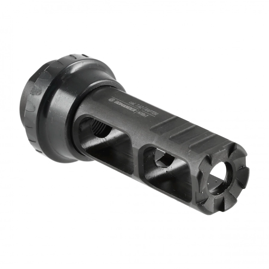 Gomander Raptor muzzle brake 7.62 M18x1 black 3/8