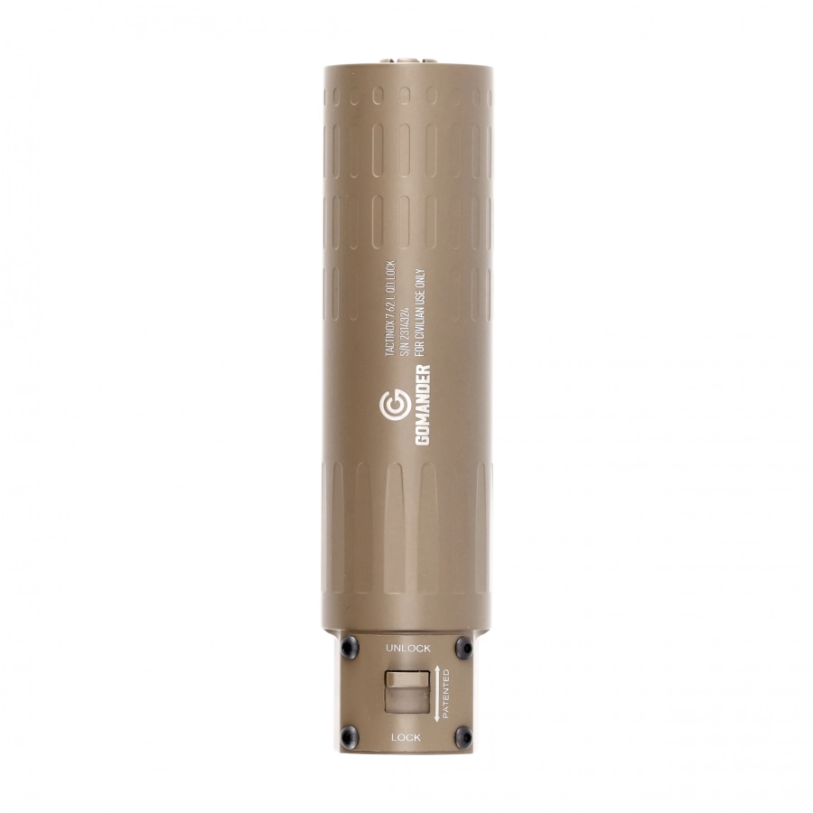 Gomander Tactinox QD-LOCK suppressor L 7.62 M26x1.5 sand 1/7