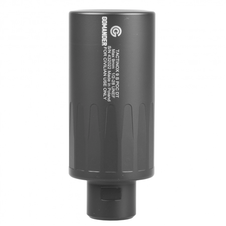 Gomander Tactinox steel suppressor 9 S PCC DT 49 mm black 1/2