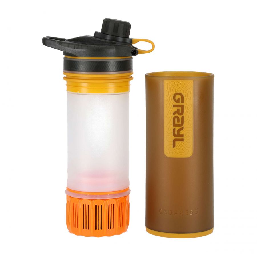 Grayl GeoPress amber filter bottle 2/5