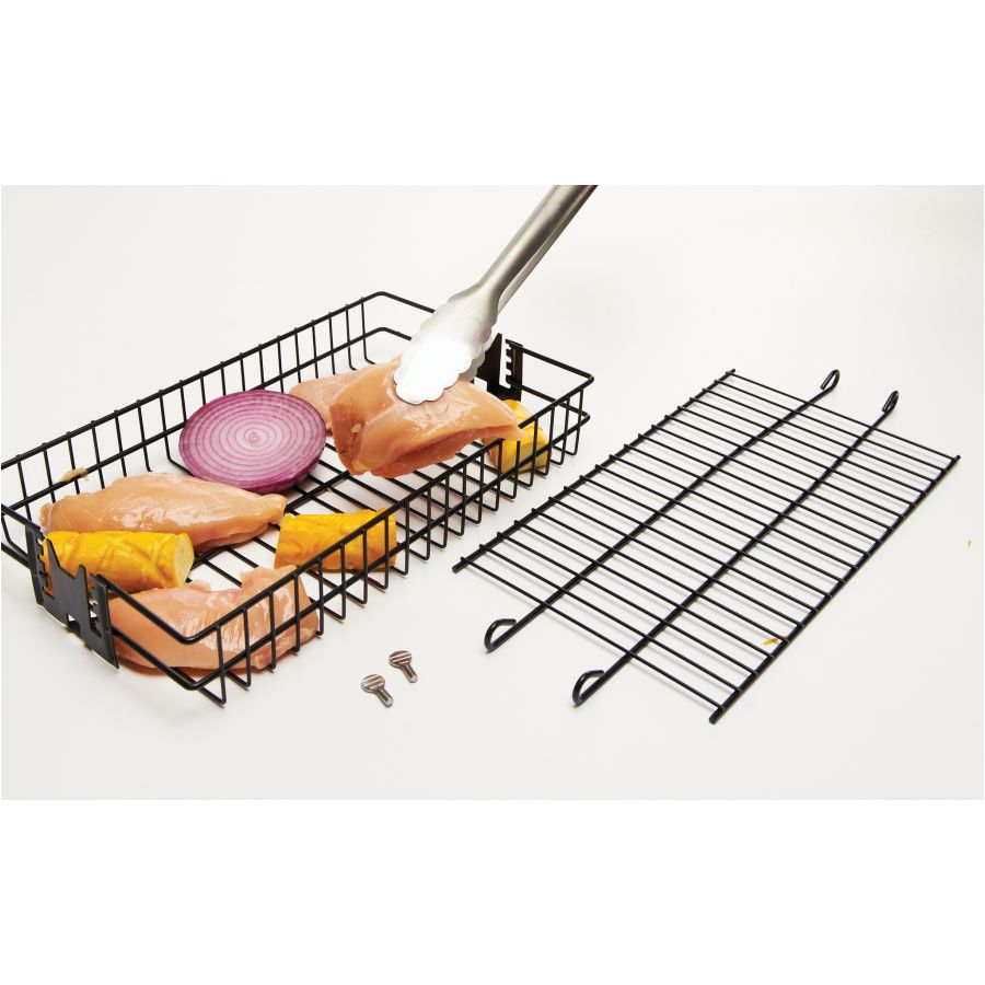 GrillPro flat spit basket 4/8