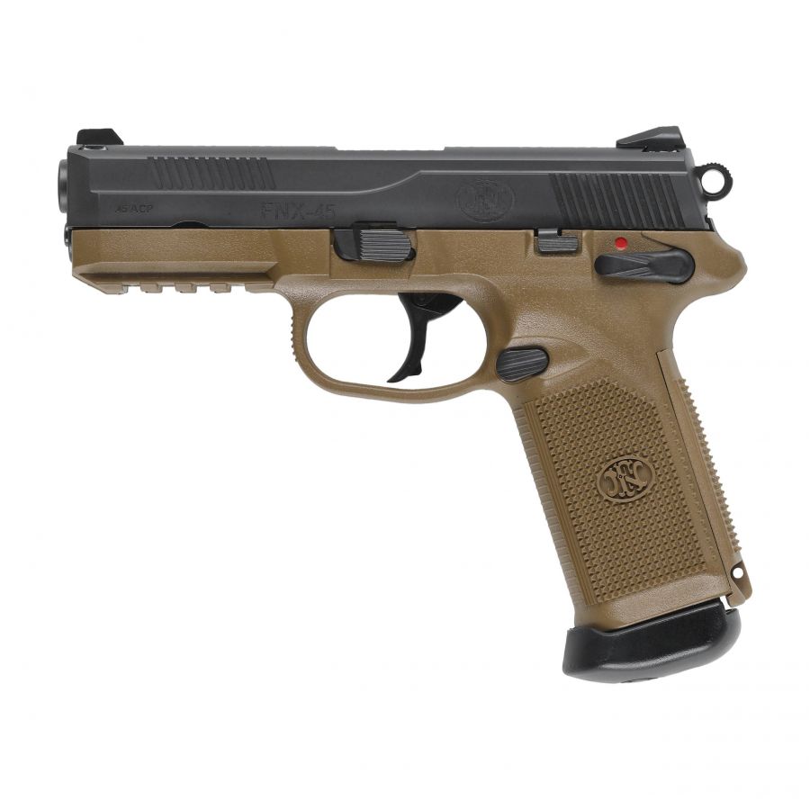 GUN FNX-45 FDE/BLK MS 45ACP 1/12