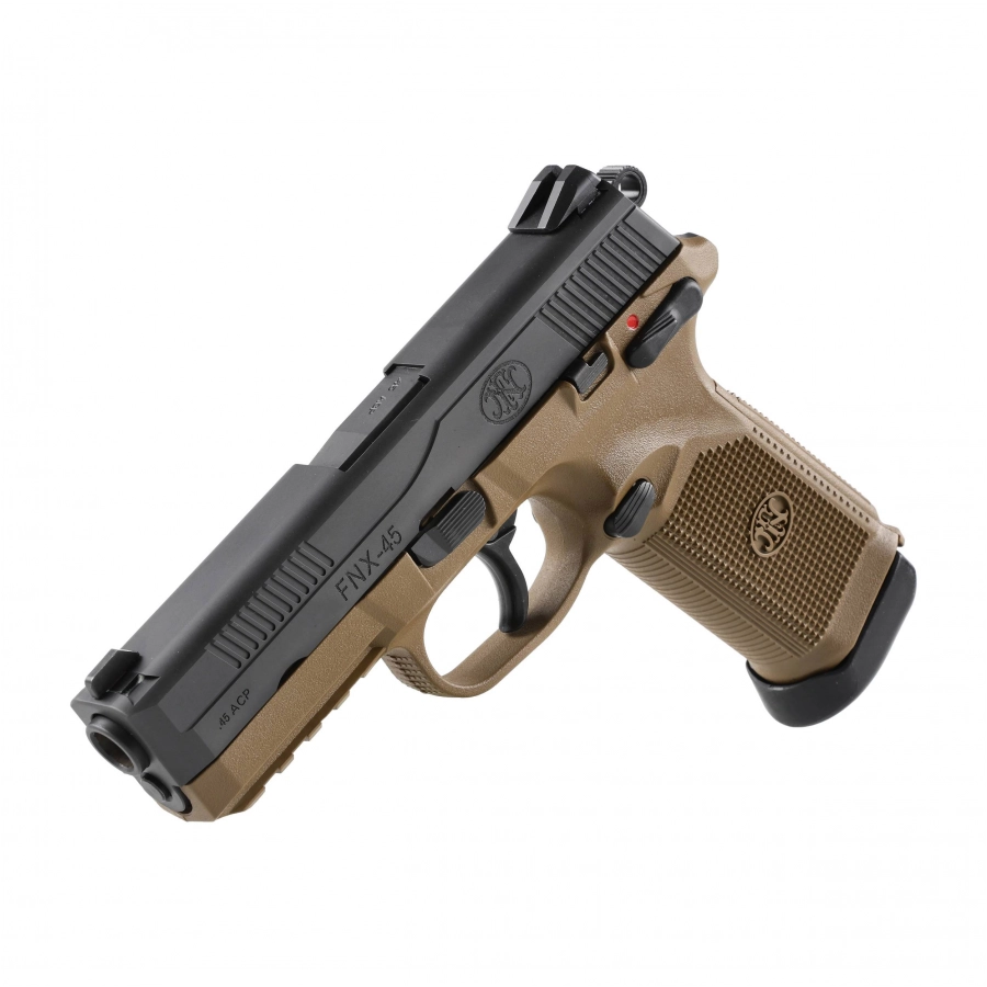 GUN FNX-45 FDE/BLK MS 45ACP 3/12