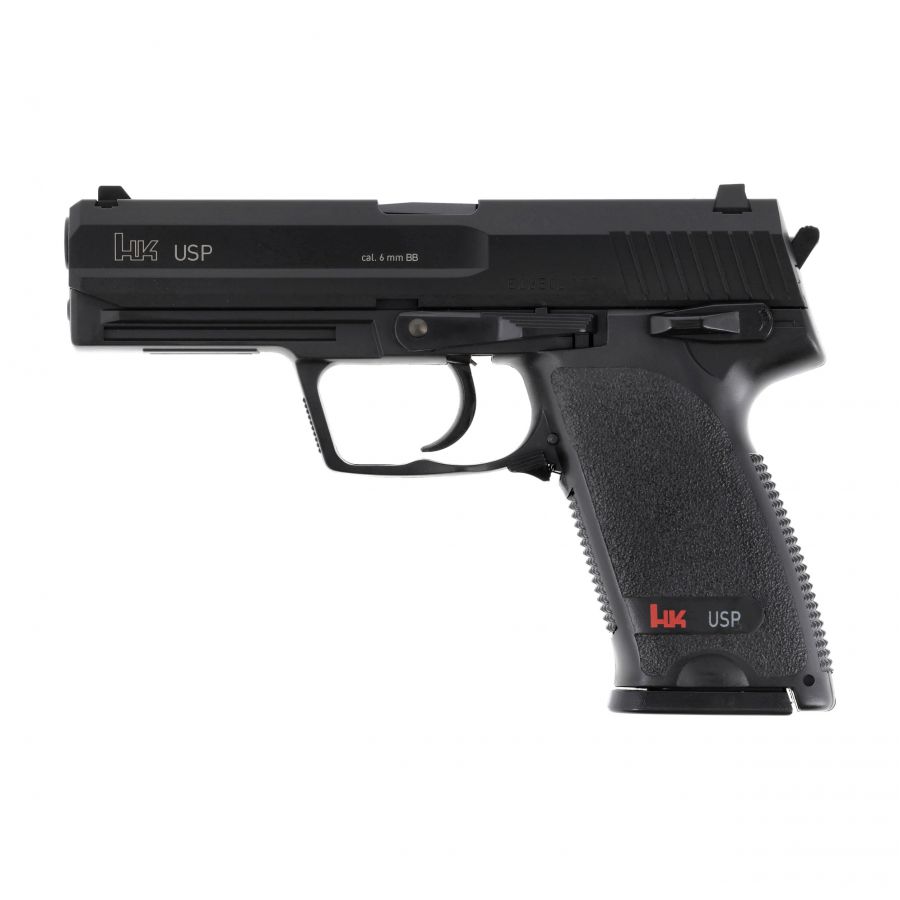 H&amp;K USP 6 mm spring-loaded ASG pistol replica 1/9