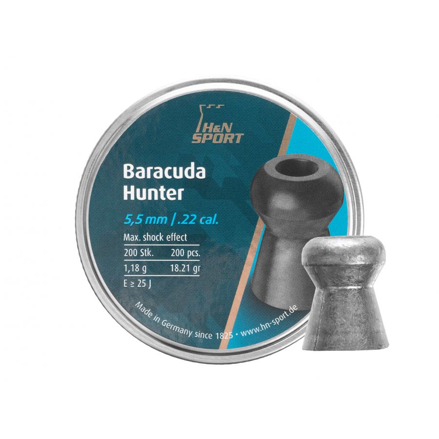 H&amp;N Baracuda Hunter 5.5/200 diabolo shot. 1/3