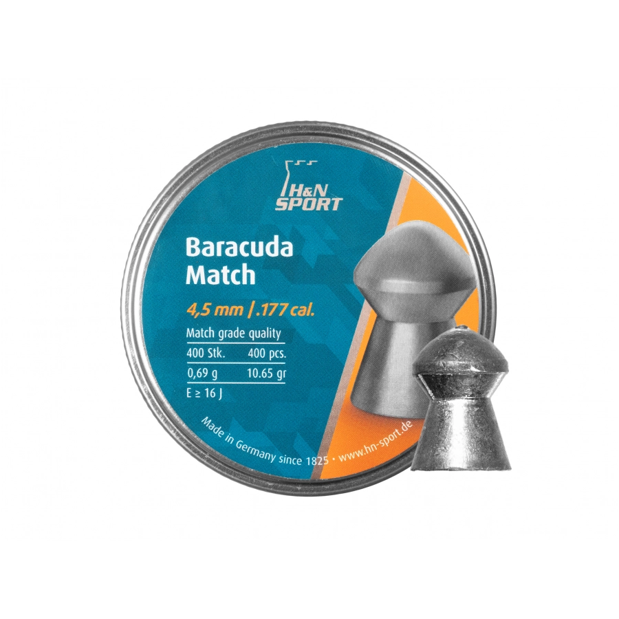 H&amp;N Baracuda Match 4.52/400 diabolo shot. 1/4