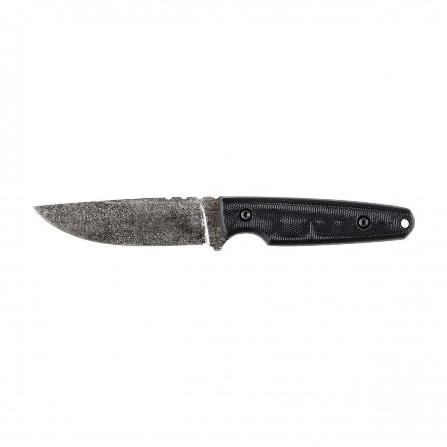 Handie G10 Stonewash Black Belt Knife 1/5