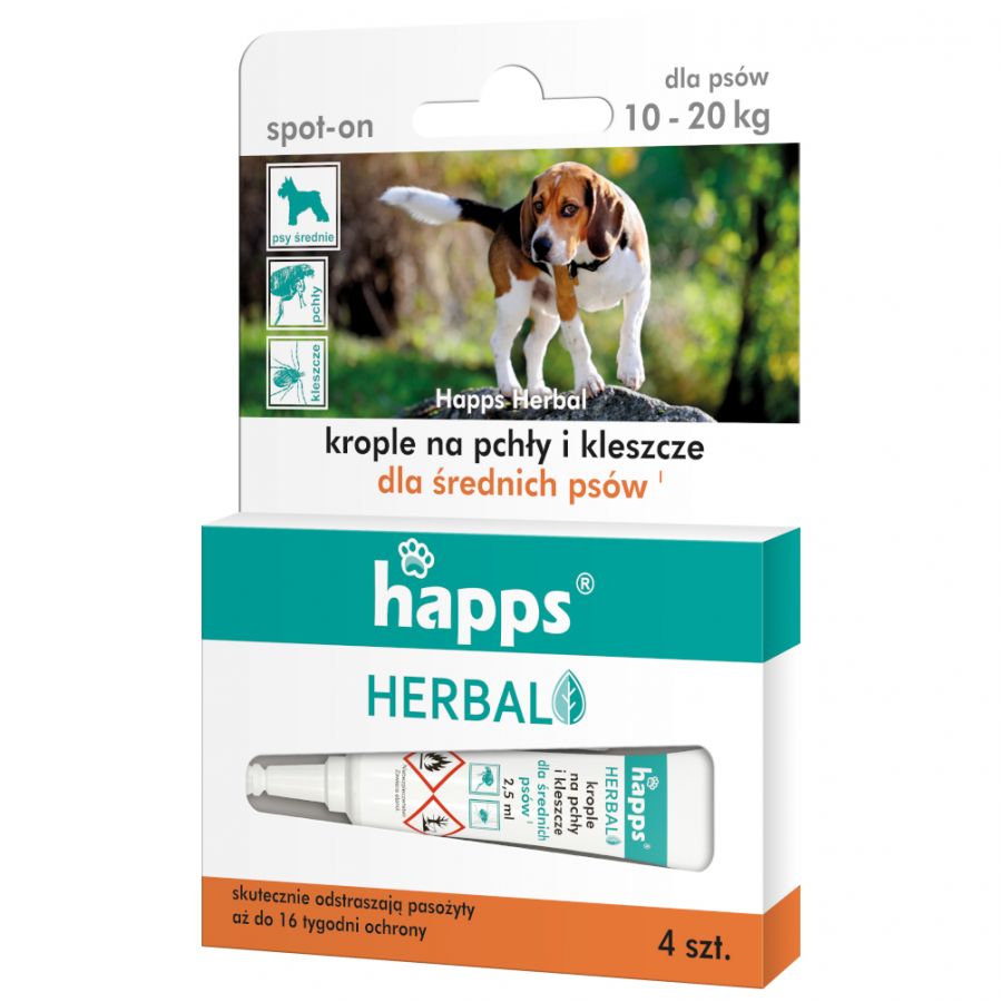 Happs drops against fleas and ticks 10 - 20 kg. 1/1