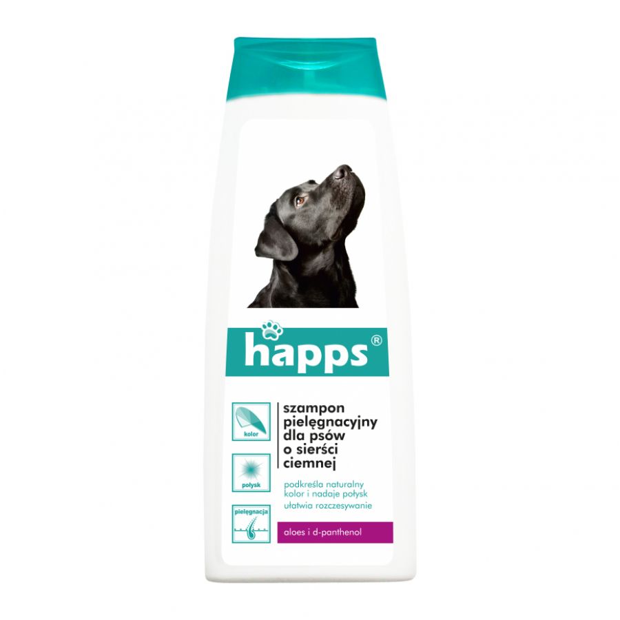 Happs shampoo for dogs with dark hair 200 ml 1/1