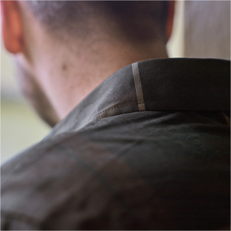 Harkila Akse Shadow brown check shirt 3/7