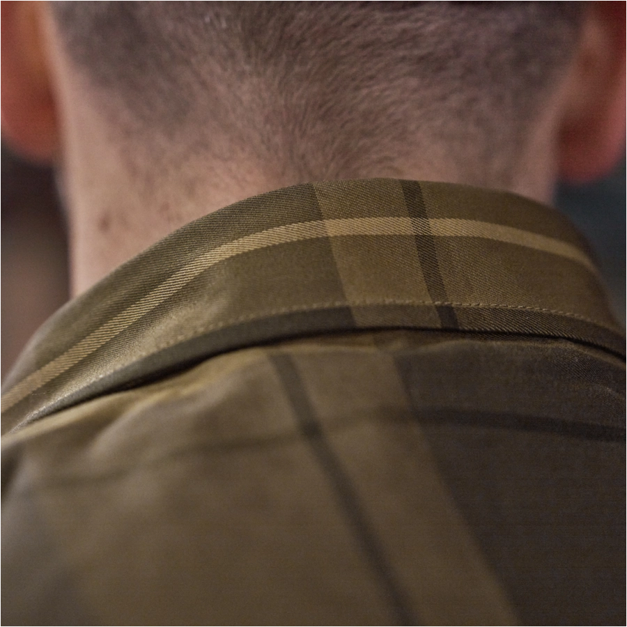 Harkila Akse Willow green check shirt 3/6