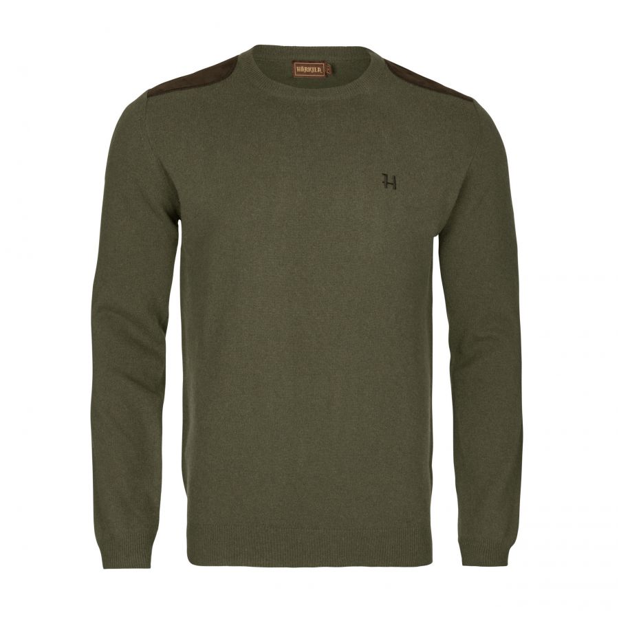 Harkila Arran olive men's sweater 1/5