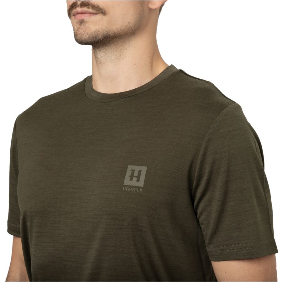 Harkila Base All Season S/S T-Shirt willow green 3/3