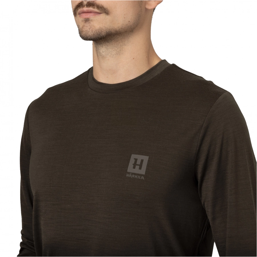 Harkila Base All Season shirt shadow brown 3/5