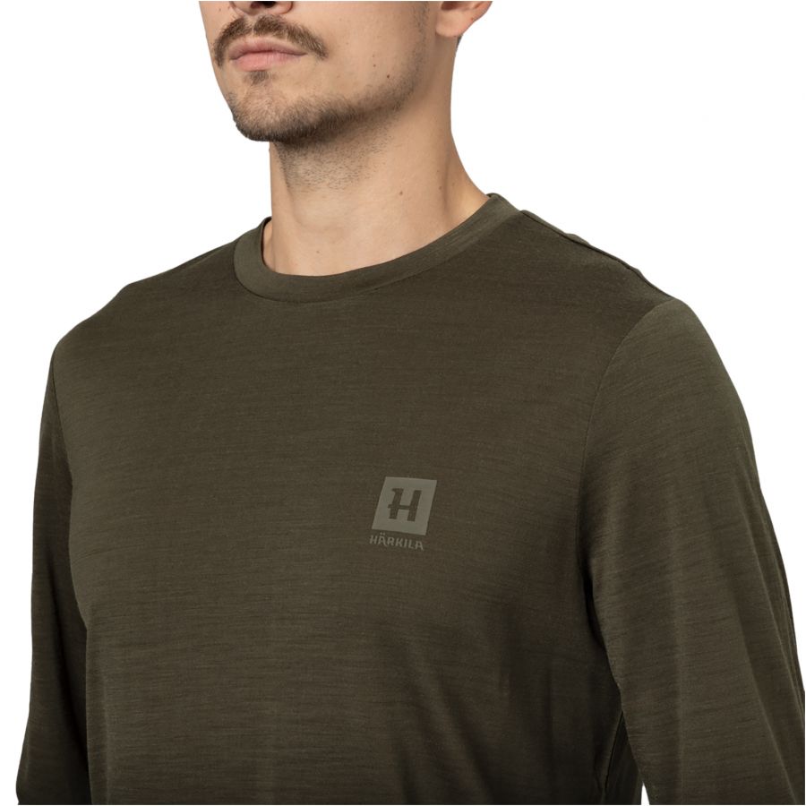 Harkila Base All Season T-Shirt willow green 3/4