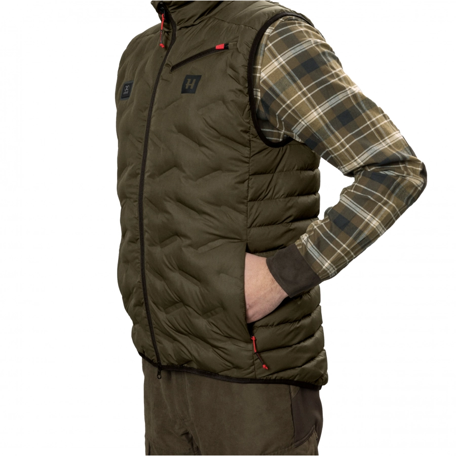 Härkila clim8 willow green men's vest 3/7