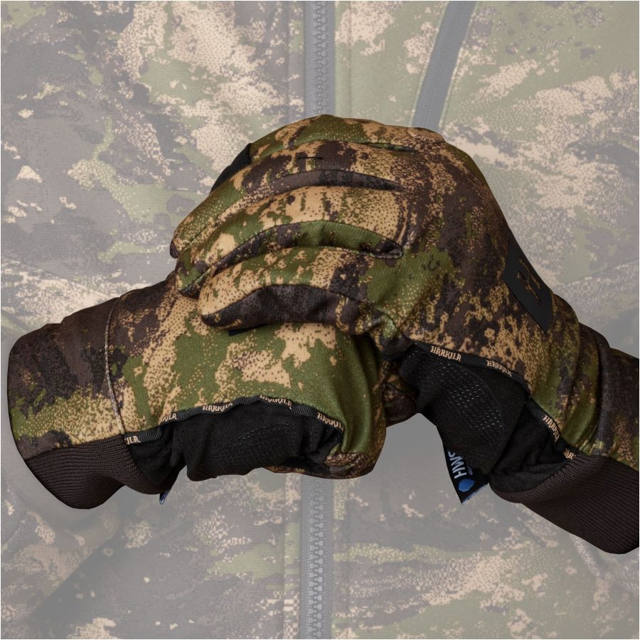 Härkila Deer Stalker camo men's gloves HWS AXIS 3/8