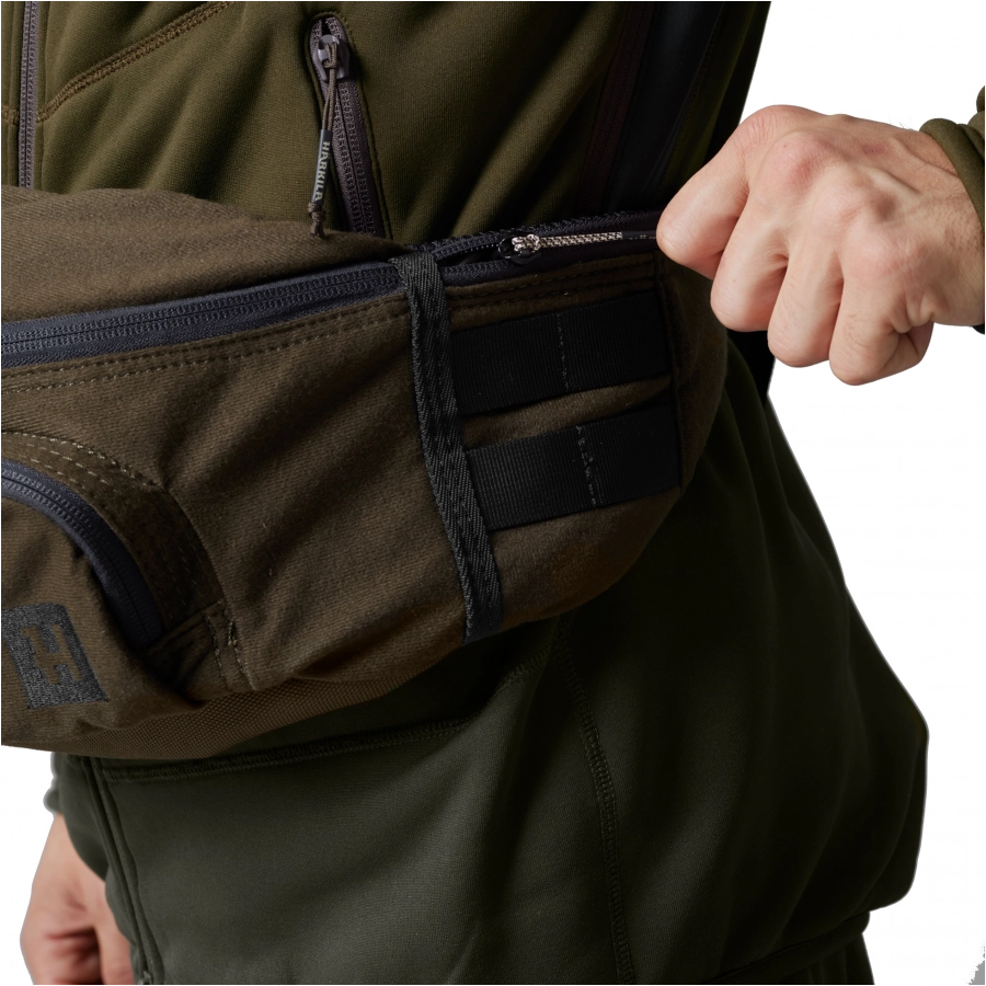 Härkila Deer Stalker dark green hip bag 4/9