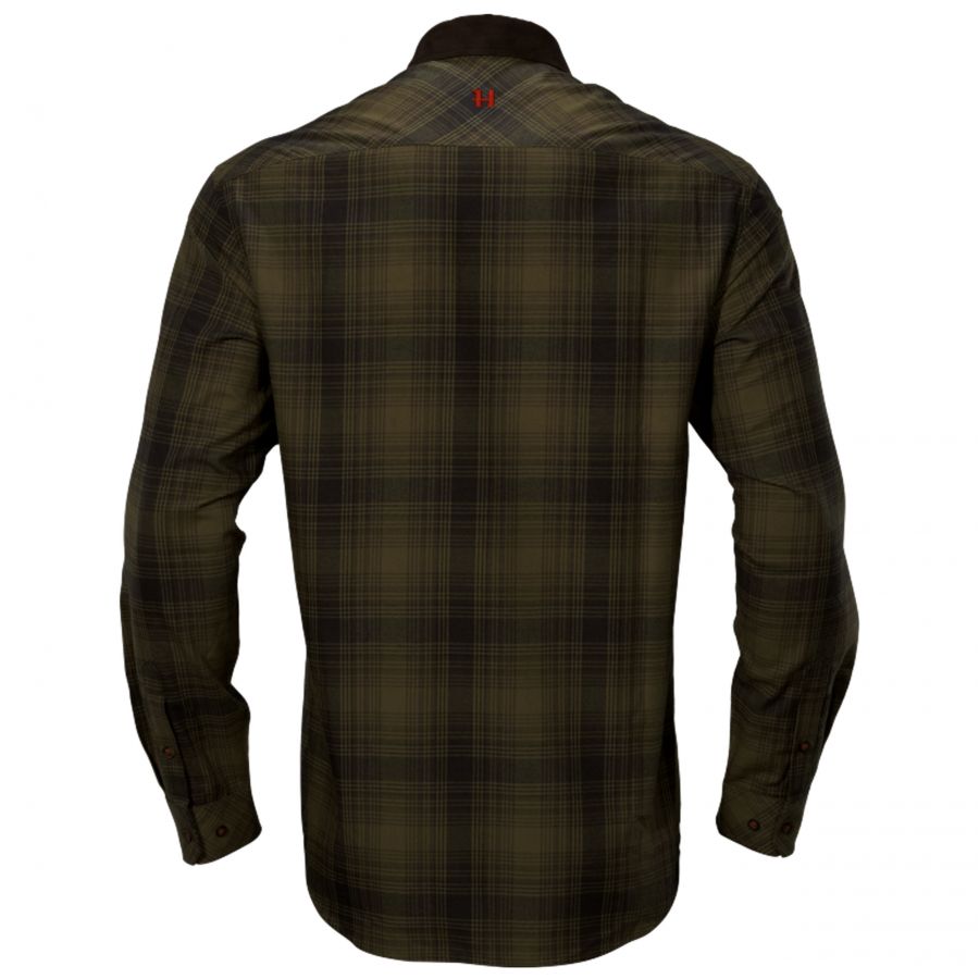 Härkila Driven Hunt flannel olive shirt 2/4