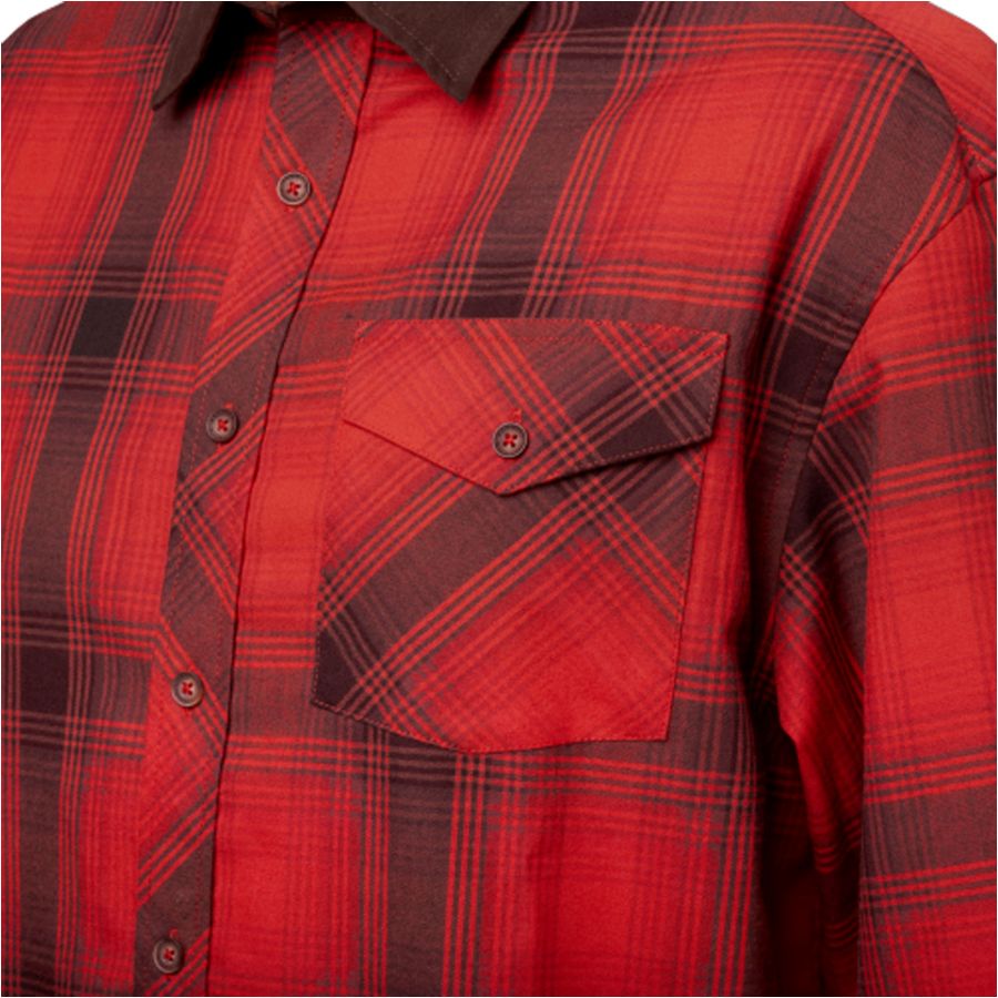 Härkila Driven Hunt flannel red and black shirt 3/4