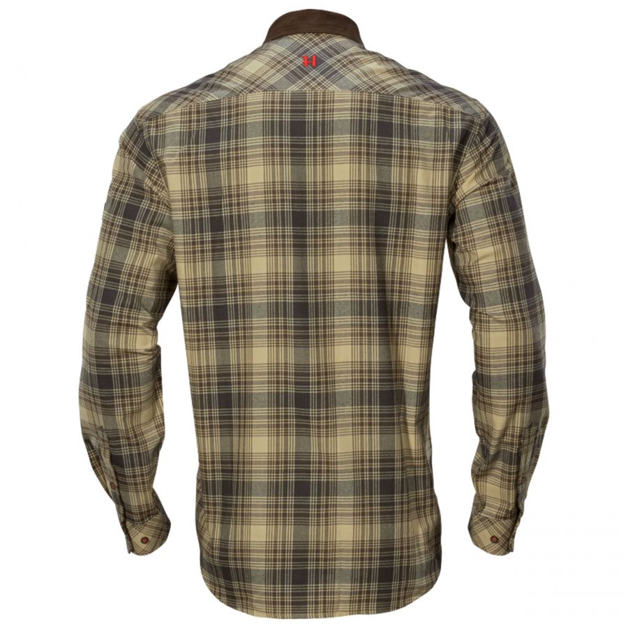 Härkila Driven Hunt flannel shirt beige and grey 2/4