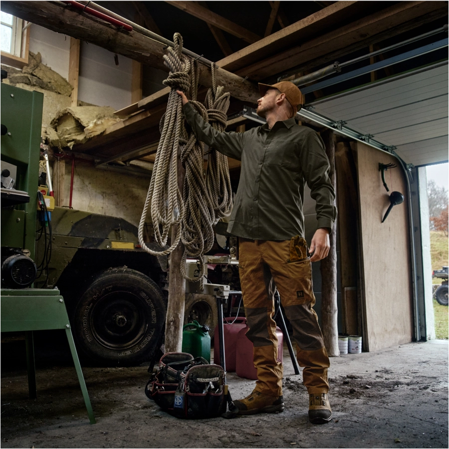 Harkila Fjell Rustique clay/Brown pants 3/9
