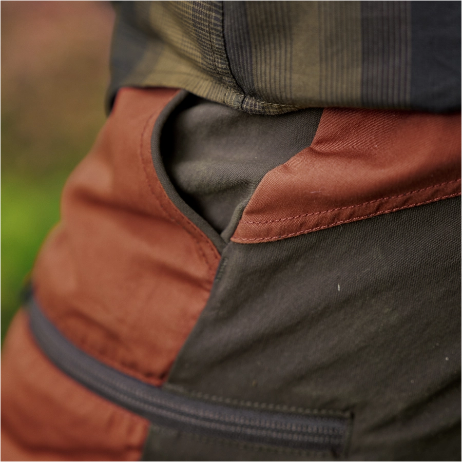 Harkila Fjell Shadow brown/Arabian spice pants 3/7