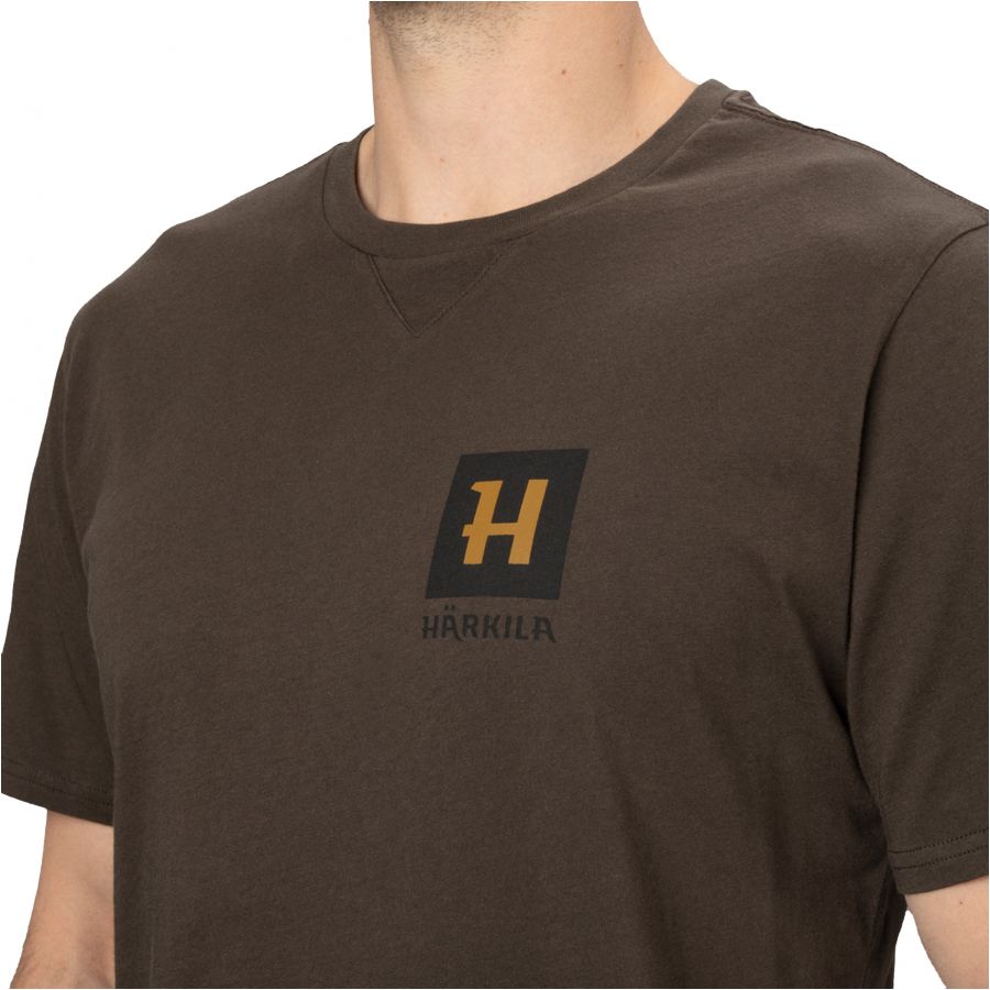 Harkila Gorm Shadow brown T-shirt 3/3