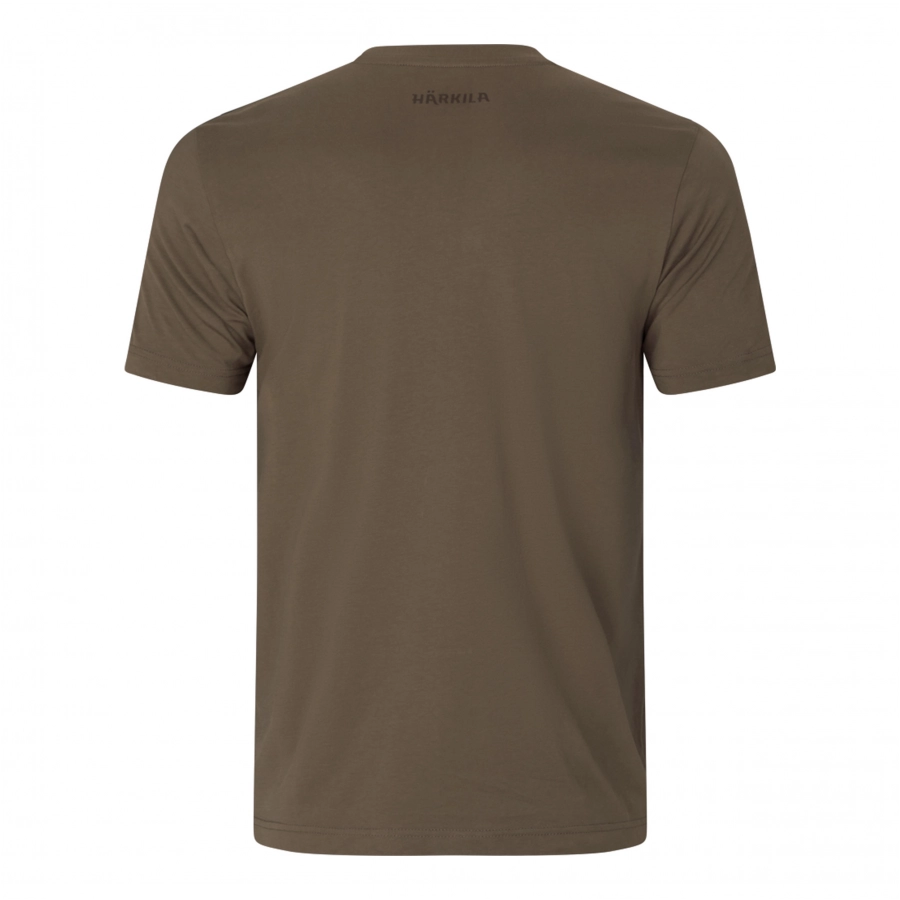Harkila H-logo Major brown T-shirt 2/2
