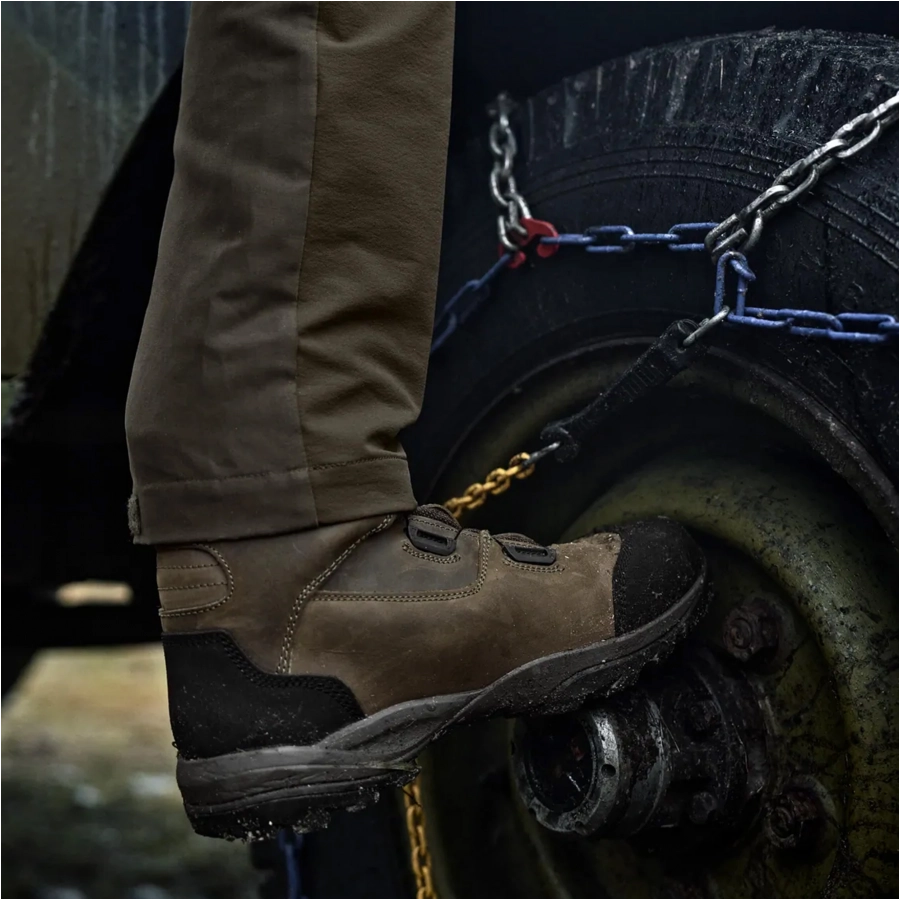 Harkila Hill Willow green/Brown pants 3/4
