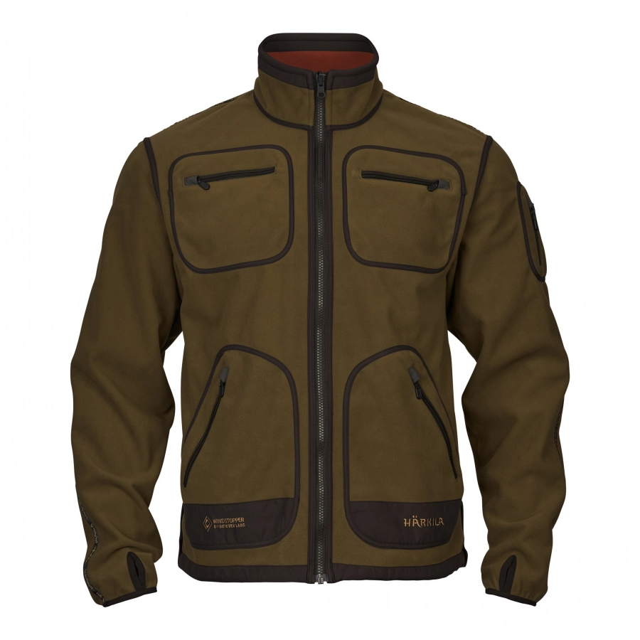 Harkila Kamko Dark olive / Arabian spice sweatshirt 1/8