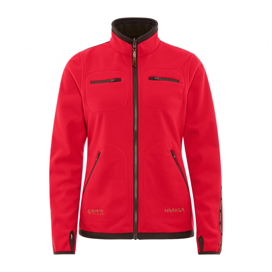 Härkila Kamko women's fleece sweatshirt brown and red 3/10