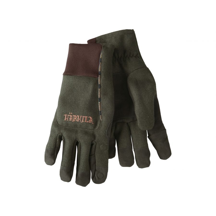 Härkila Metso Active gloves dark green 1/3