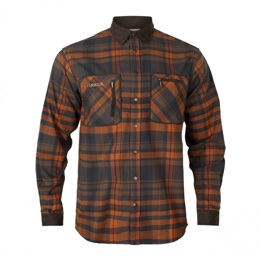 Harkila Pajala Bombay brown shirt 1/1