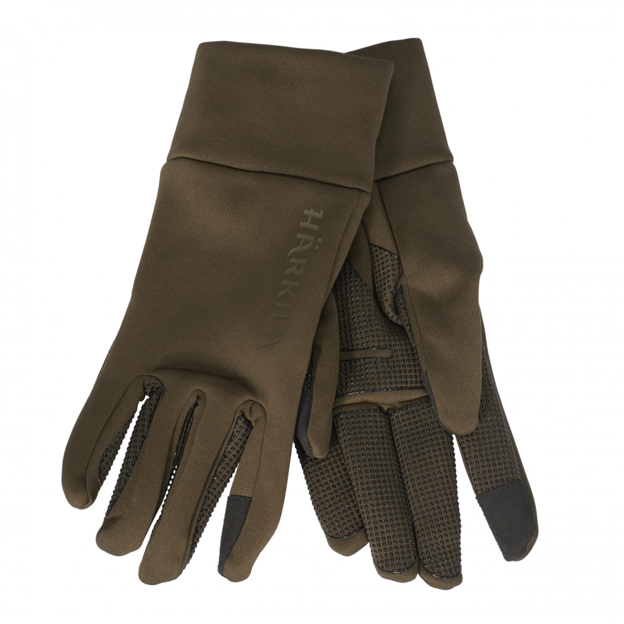 Härkila Power Stretch gloves dark green 1/4
