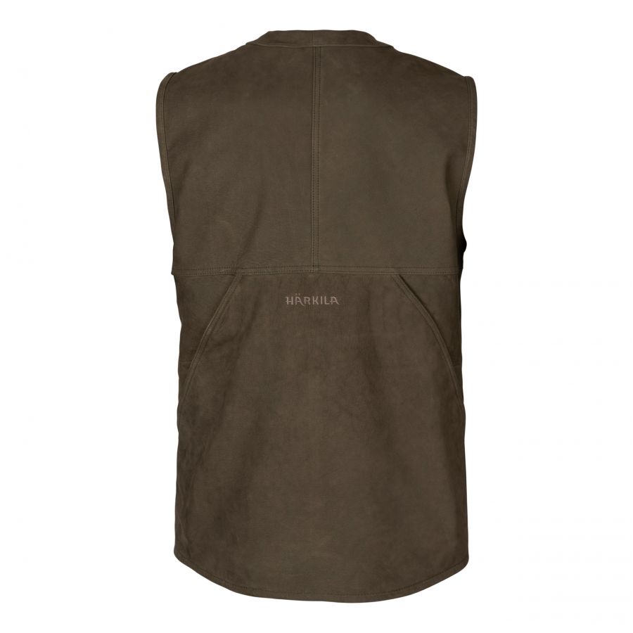 Harkila Pro Hunter leather vest willow green 2/7