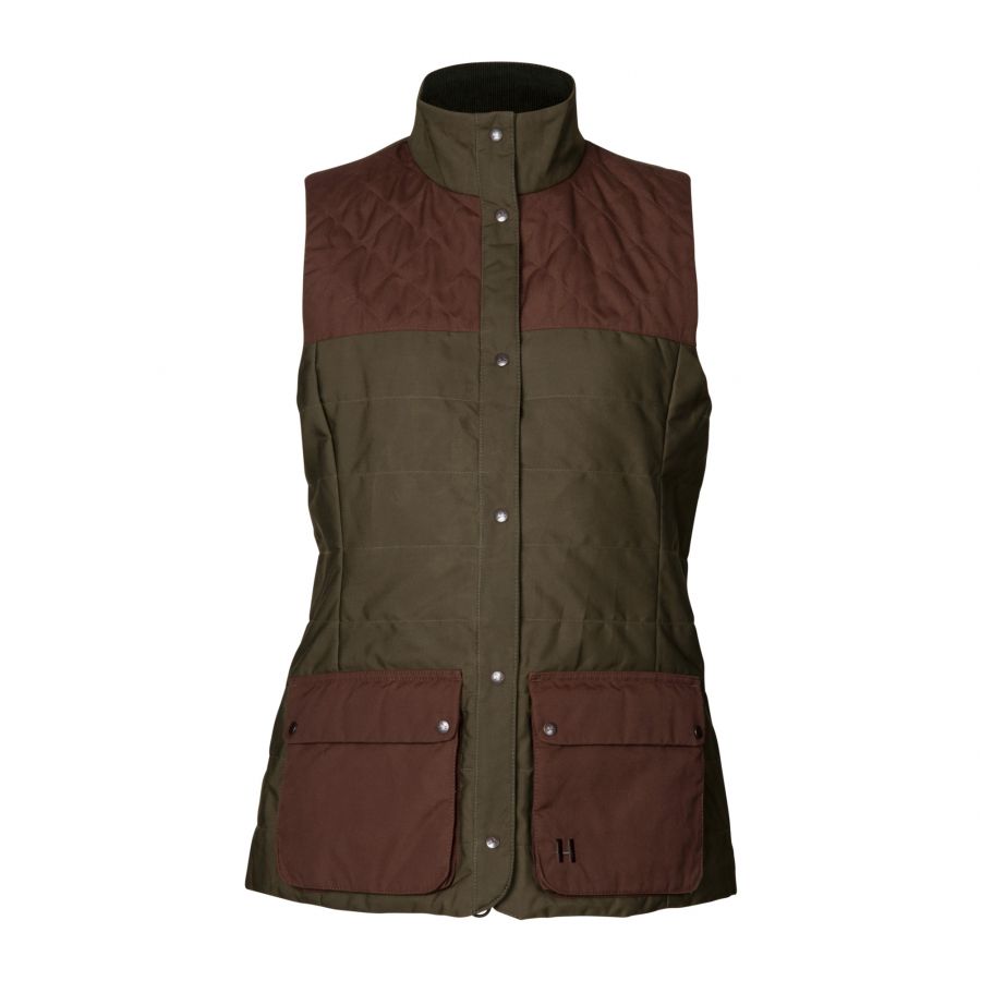 Härkila Retrieve Dark warm olive women's vest 1/7