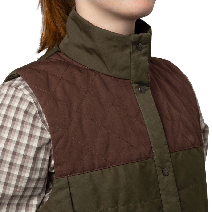 Härkila Retrieve Dark warm olive women's vest 2/7