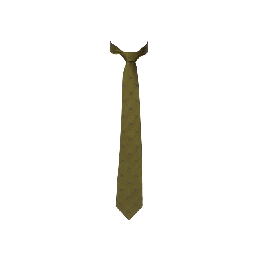 Härkila Retrieve Pheasant silk olive tie 1/1