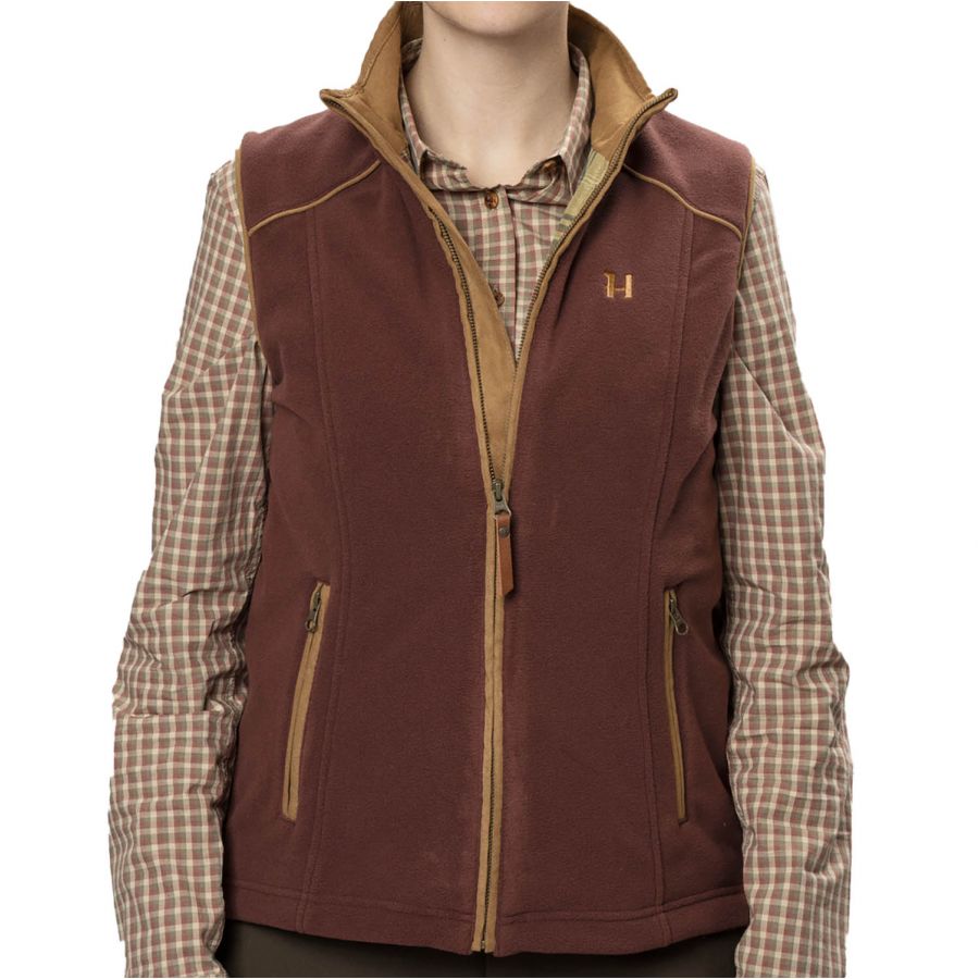 Härkila Sandhem 200 Burgundy Women's Vest 3/4