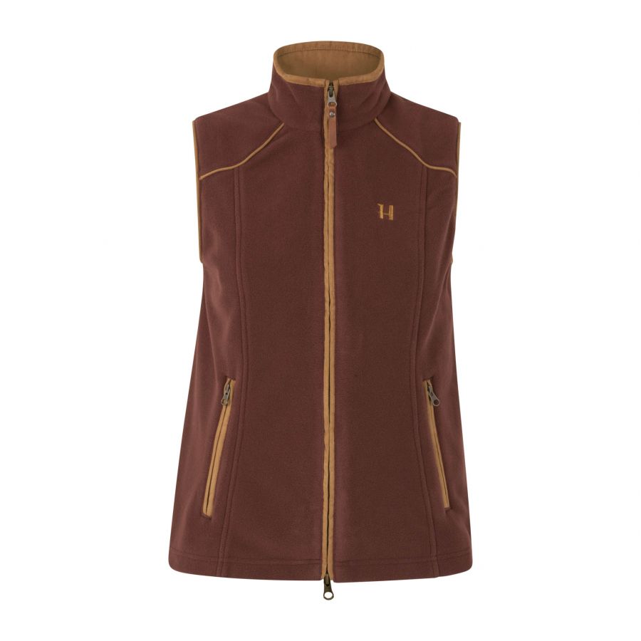 Härkila Sandhem 200 Burgundy Women's Vest 1/4