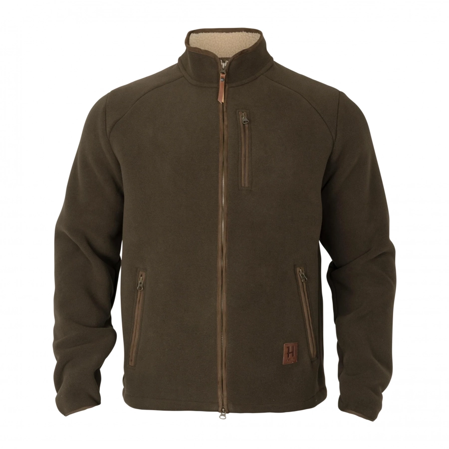 Harkila Sandhem Sherpa Willow green fleece 1/7