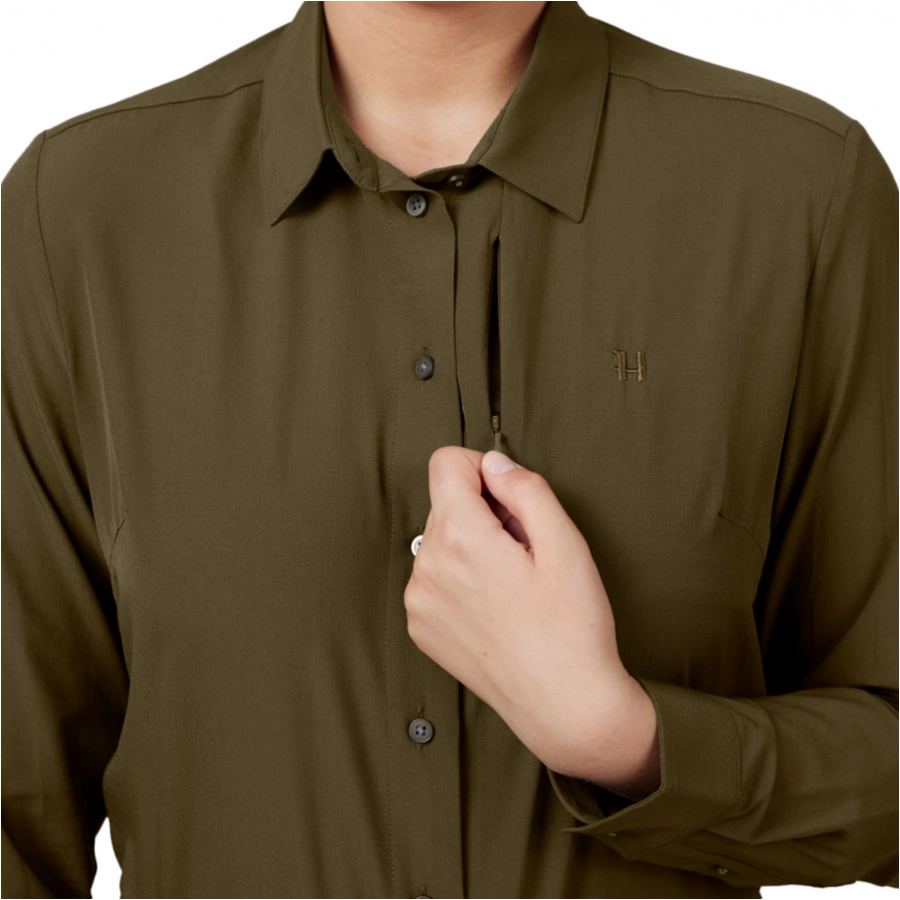 Härkila Trail women's shirt dark green 4/6