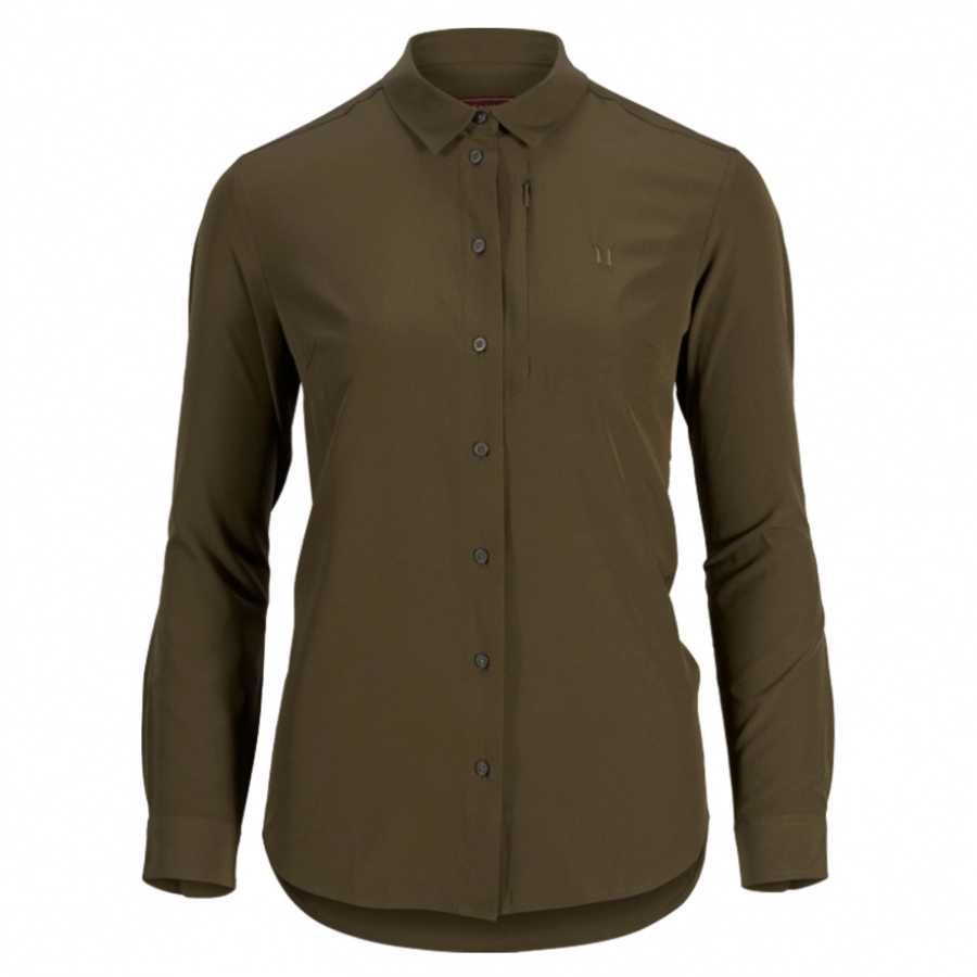 Härkila Trail women's shirt dark green 1/6