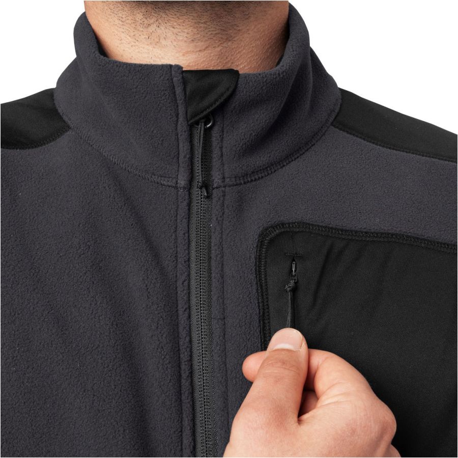 Härkila Venjan fleece jacket black and grey 2/5