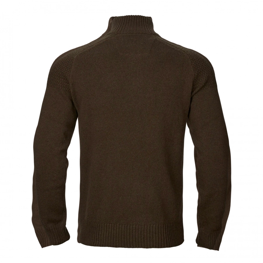 Harkila Vincent half zip pullover Demitasse brown 2/5