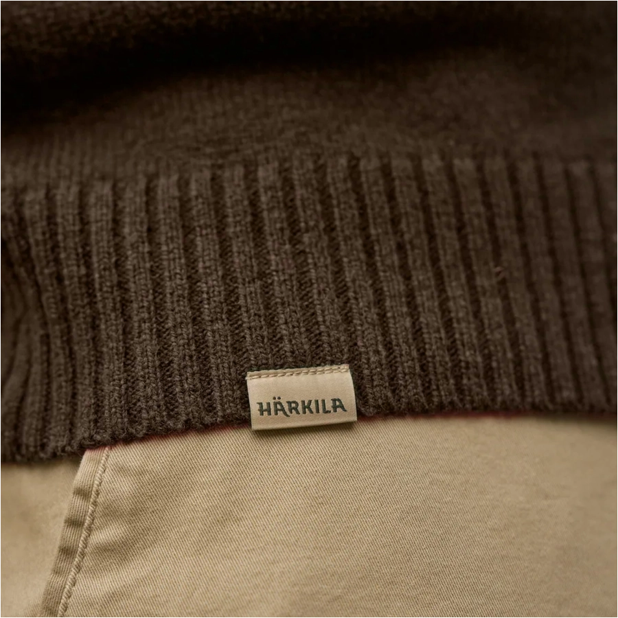 Harkila Vincent half zip pullover Demitasse brown 4/5