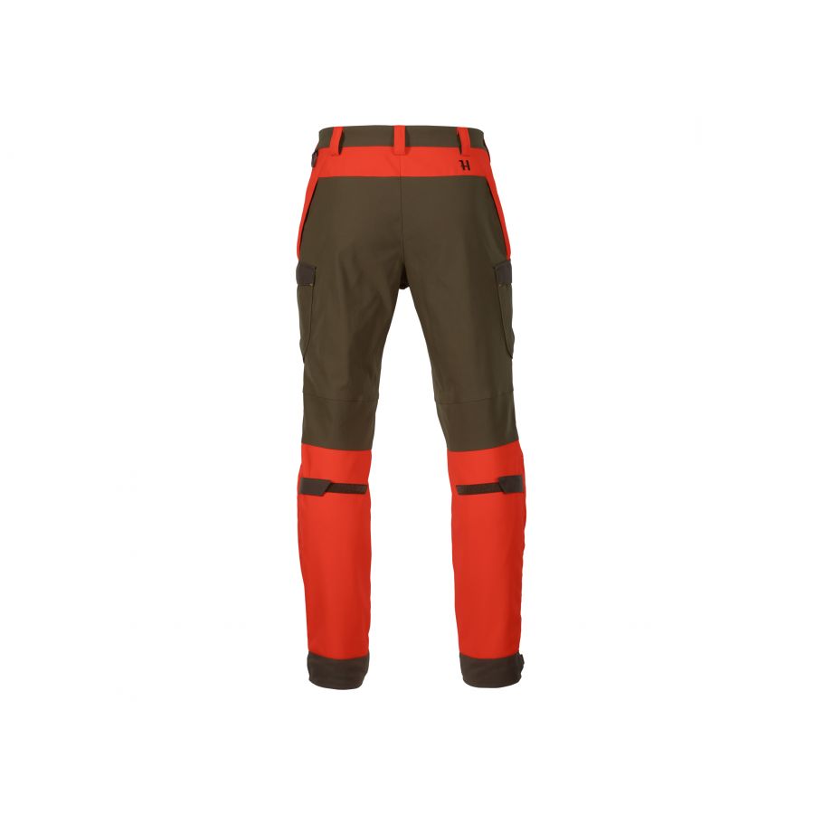 Härkila Wildboar Pro pants orange and green 2/8