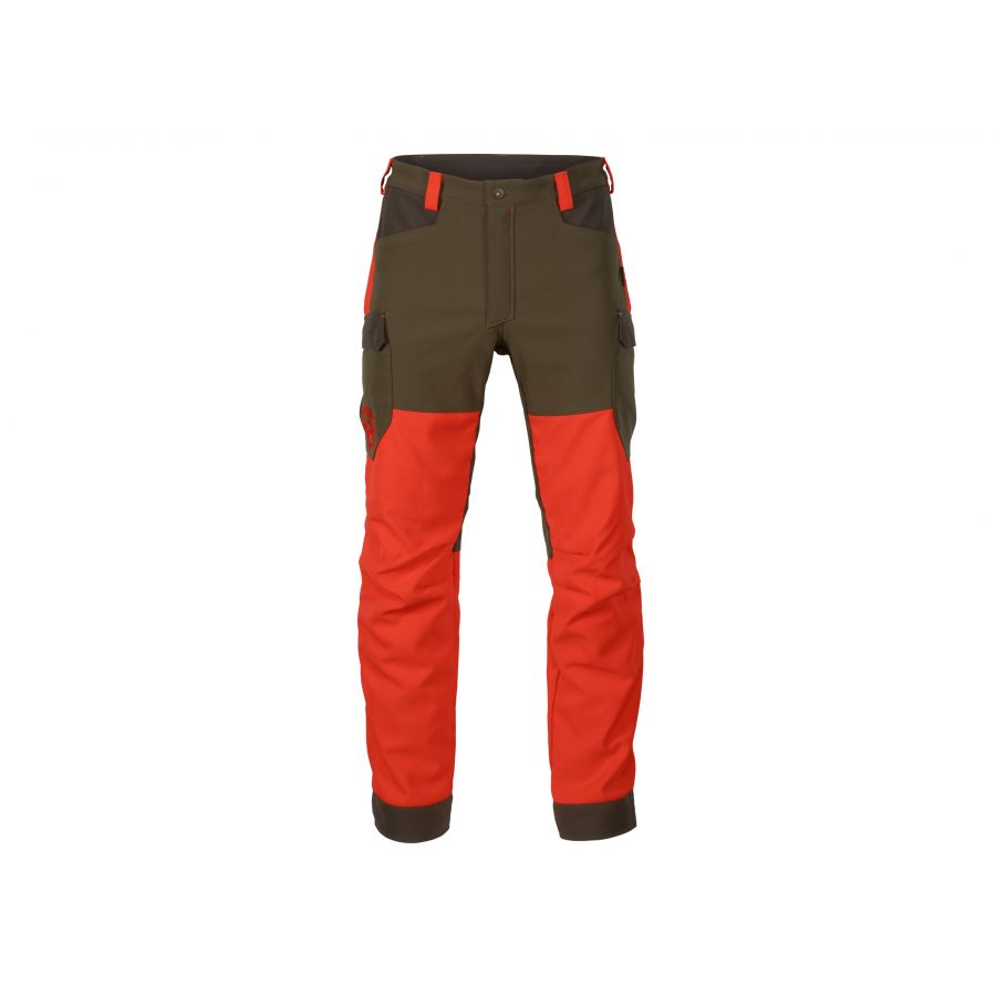 Härkila Wildboar Pro pants orange and green 1/8